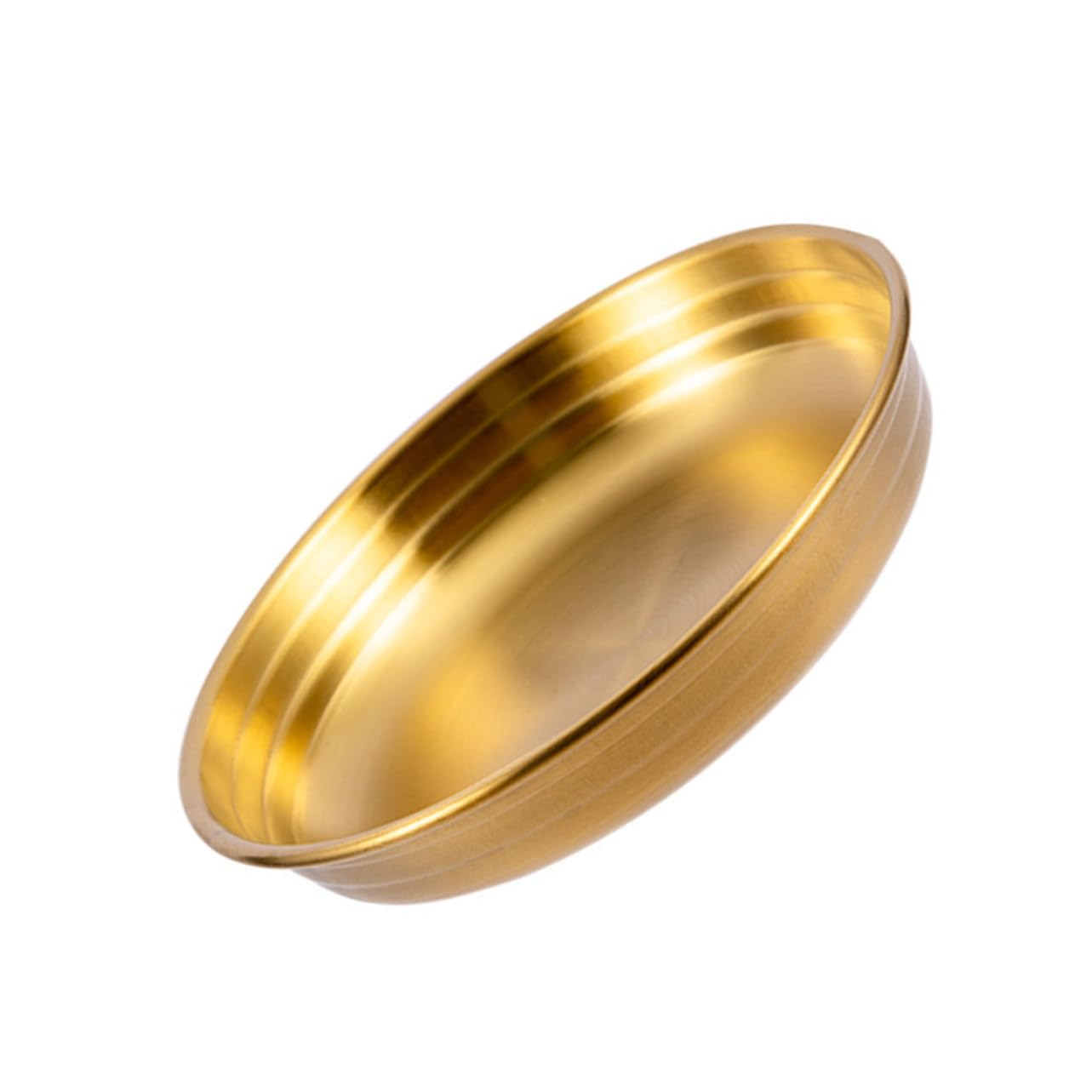 Cabilock 2pcs Flat Bottom Appetizer Plate Korean Kimchi Dish Spice Dish Versatile Sauce Bowl for Dipping Sauces Smooth Easy to Clean for Restaurants and Catering