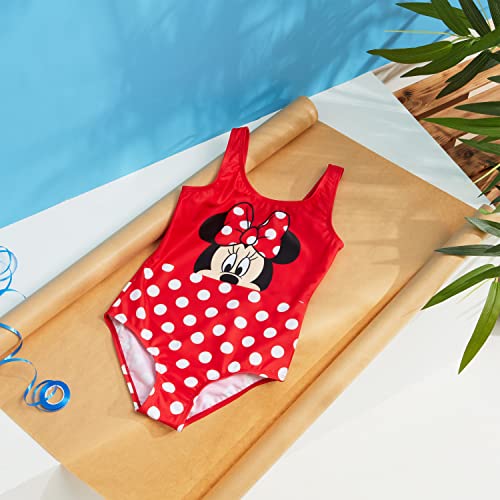 Image of Disney Girls One Piece Swimming Costume, Comfortable Stretchy Swimsuit - Girls Gifts