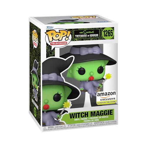 Funko POP! TV: Simpsons S9- Witch Maggie Simpson - Brilla En La Oscuridad - The...