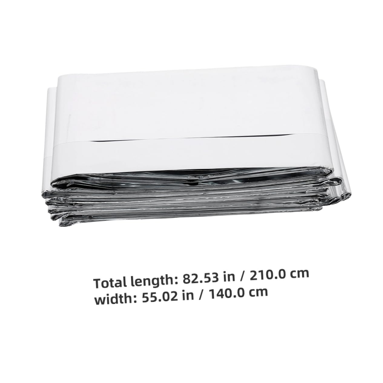 BRIGHTFUFU 4pcs Insulation Emergency Blanket Space Blanket Hiking Blanket Cold Weather Blanket Camping Gear Fire Blanket Warehouse Blanket Thermal Blanket Sauna Blanket The Pet Silver