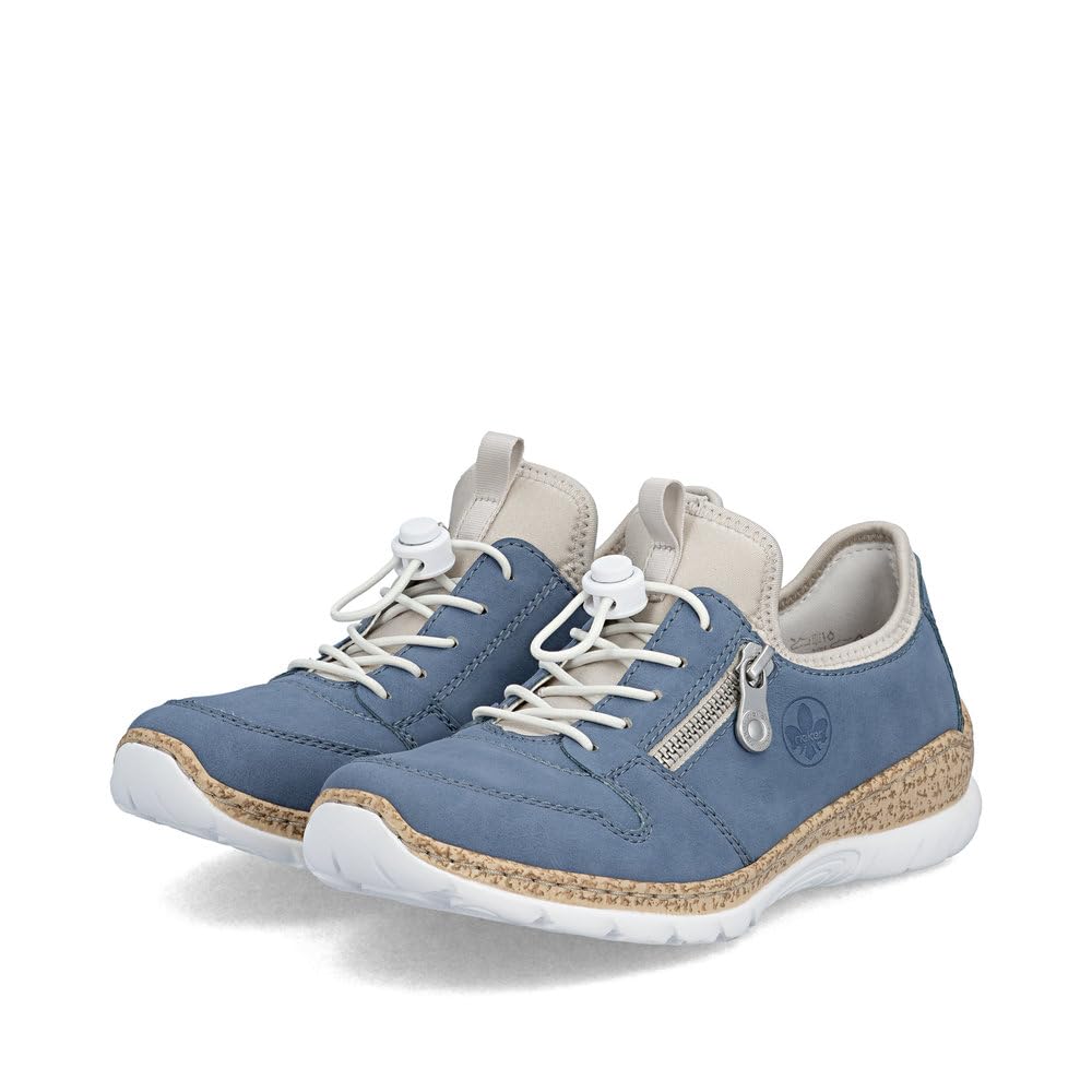 Rieker Damen Slip-On Sneaker N42G0, Frauen Halbschuhe