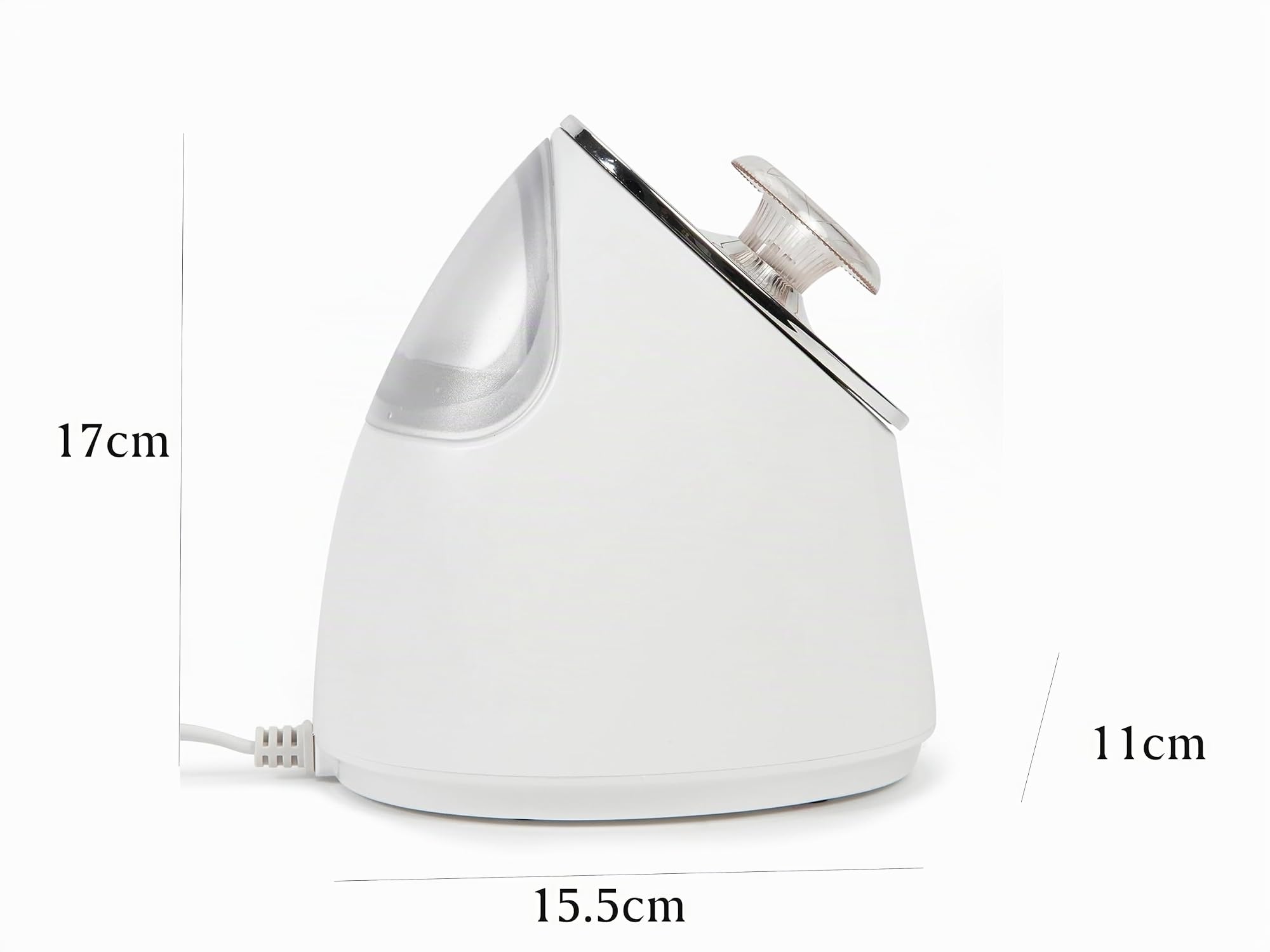 Gesichtsdampfer, Heiß Facial Steamer, Heißer Luftbefeuchter zur Tiefenreinigung der Haut, Gesichtsdampfer für Gesichts-Spa, Heim-Sauna oder Salon, 360° drehbares Spray