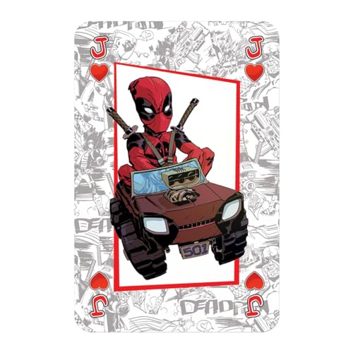 Waddingtons Number 1 Jeux de 54 Cartes - Deadpool Cartes - Jeux de Cartes - Jeux de Cartes Poker - Playing Cards
