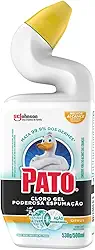 Pato Limpador Sanitário Desinfetante Cloro Gel, Citrus, Poderosa Espumação, 500ml