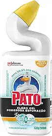 Pato Limpador Sanitário Desinfetante Cloro Gel, Citrus, Poderosa Espumação, 500ml
