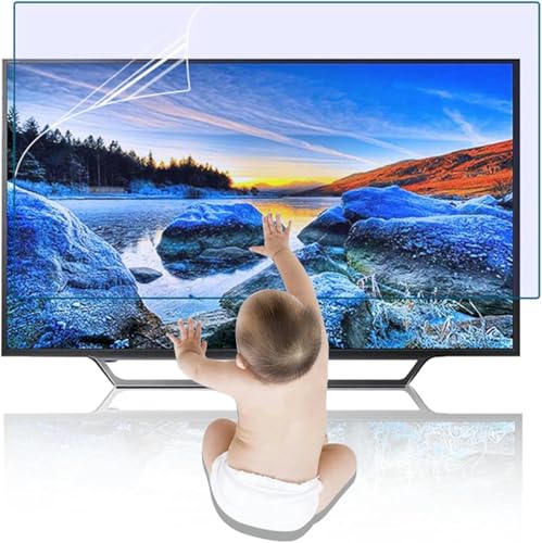 Protector De Pantalla Para Tv, Acabado Mate Esmerilado, Antirreflejos/Filtro Ultratransparente Antiluz Azul, Protege Contra La Radiación Para Televisores Lcd, Led, Oled Qled 4K Hdtv/A De 32 A 75 Pulg