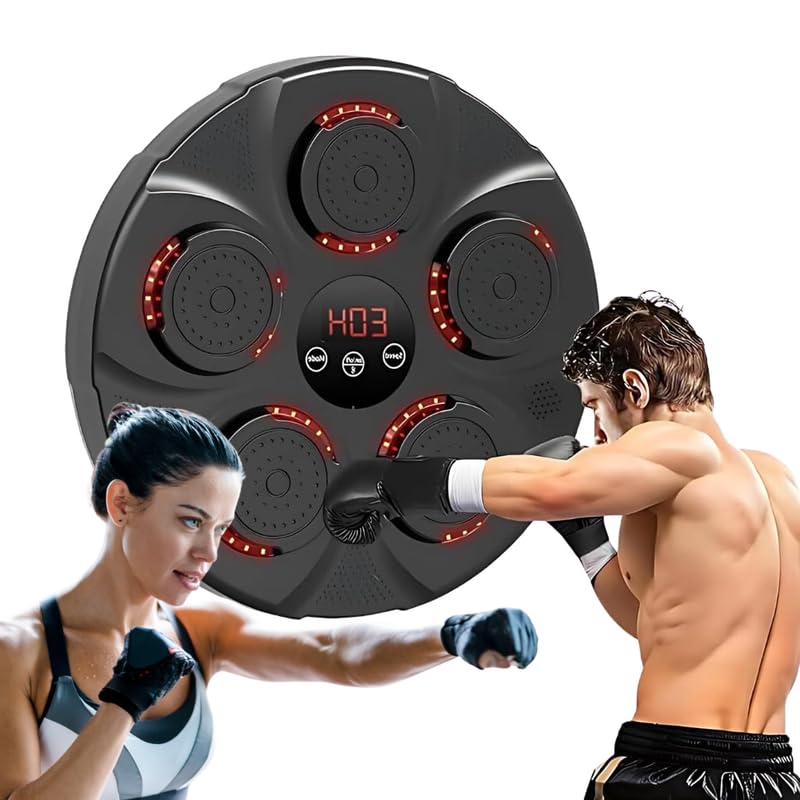 Drumstone 𝟭𝟓-𝐘𝐞𝐚𝐫 𝐖𝐚𝐫𝐫𝐚𝐧𝐭𝐲 - Bluetooth Boxing Machine – Wall-Mounted Boxing Target with Smart Music Sync, Interactive Home Workout Trainer, Punch Pad, Fitness Equipment, Home Gym