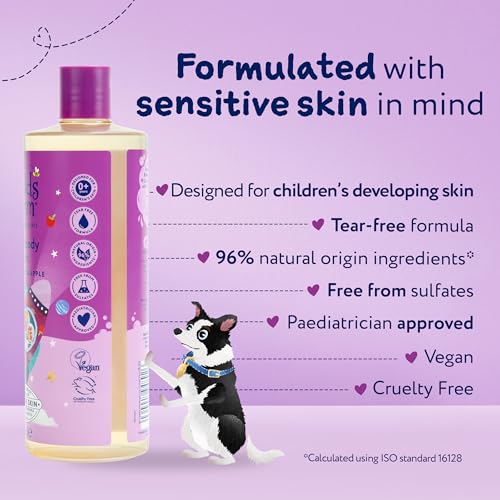 Childs Farm Kids Hair & Body Wash, Blackberry & Apple | Tear-free, Gently Cleanses | Suitable for Dry, Sensitive Skin, 500ml - 7