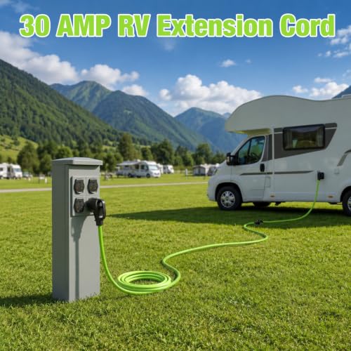 Image of Nilight 50FT 30 Amp RV Extension Cord 10 /3 Gauge Pure Copper TT-30P TT-30R