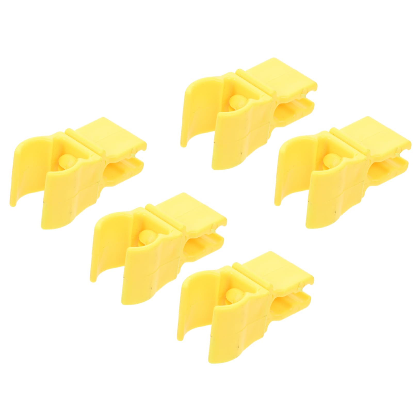 BRIGHTFUFU Football Door Connection Clip Set 5pcs Plastic Cinch Clamps for Agile Circles Dog Training Ring Fixer