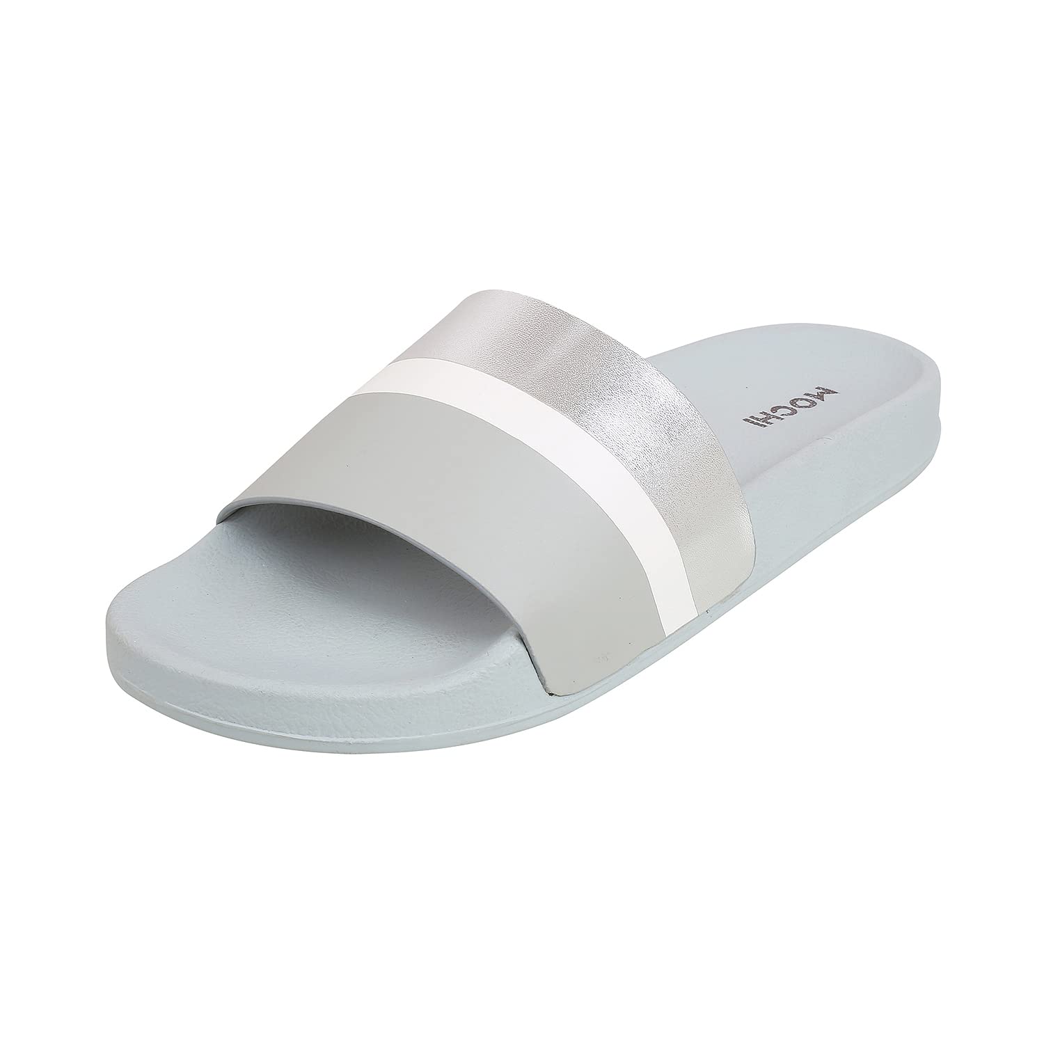 Mochi Womens Synthetic Grey Slippers (Size (4 UK (37 EU)) (B09X78QFSN) Amazon Price History, Amazon Price Tracker