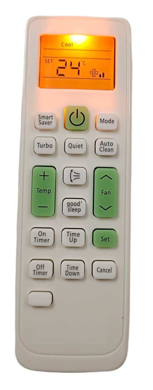 Remote Control Compatible for Samsung AC Remote with Backlight - Please Match The Image with Your Old Remote (White, 90-Lght)-picture-11