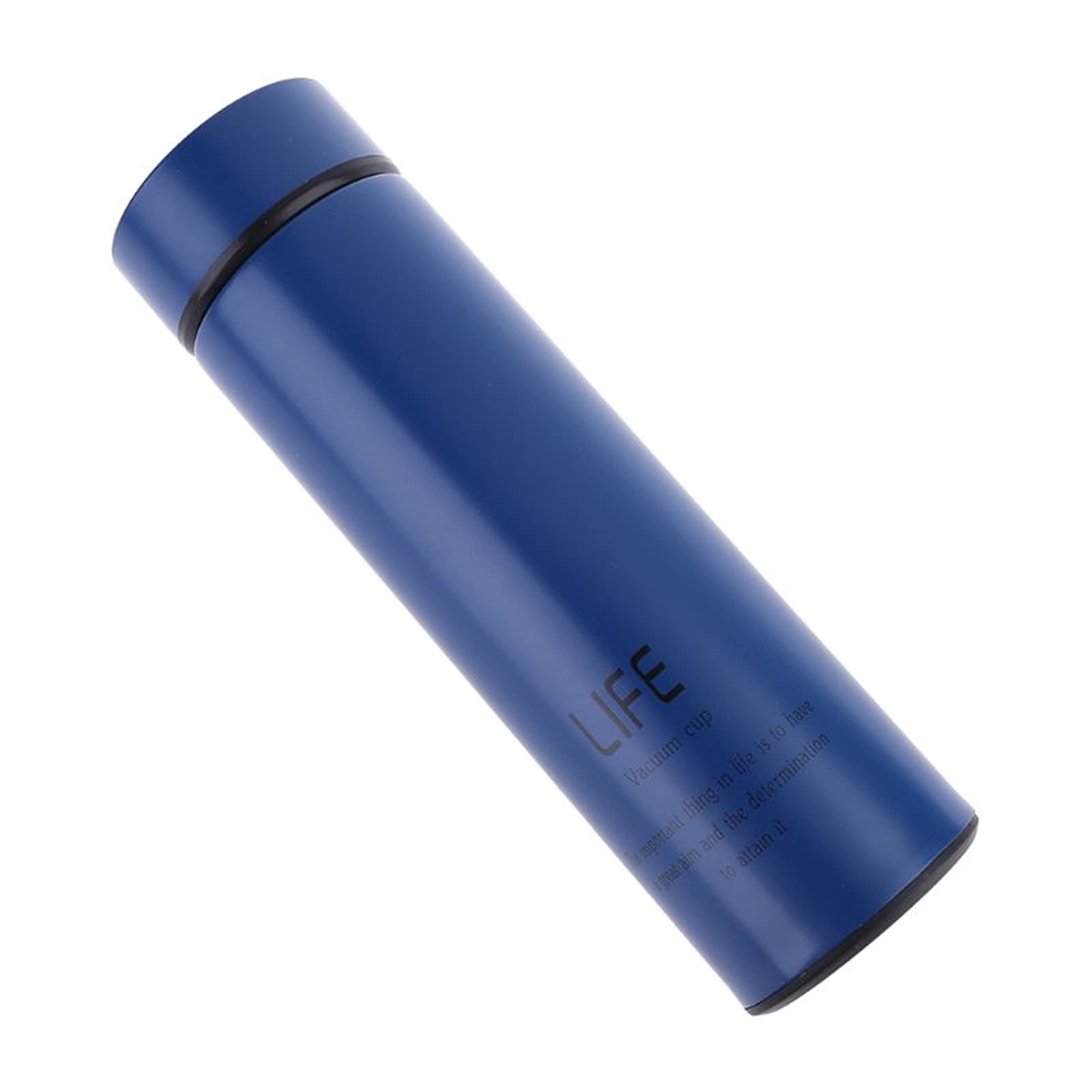 Termo Aislado Taza Termo de Viaje, Termo de té con Filtro Taza térmica de Acero Inoxidable Taza de café Botella de Agua Oficina Negocios Hogar Termo 500 ml (Negro)