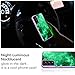 GUAGUA Compatible with Samsung Galaxy S21 FE 5G Case 6.4 Inch Glow in The Dark Noctilucent Luminous Space Nebula Slim Fit Cover Protective Anti Scratch Case for Galaxy S21 FE, Blue/Purple