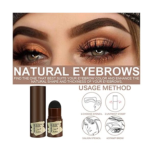 Eyebrow-Stamp-and-Stencil-Kit-1-Step-Eyebrow-Stamp-Shaping-Kit-Professional-Eyebrow-Powder-Stamp-Waterproof-Long-Lasting-Instantly-Color-TintBlack Eyebrow Stamp and Stencil Kit-1 Step Eyebrow Stamp Shaping Kit Professional Eyebrow Powder Stamp Waterproof Long Lasting…