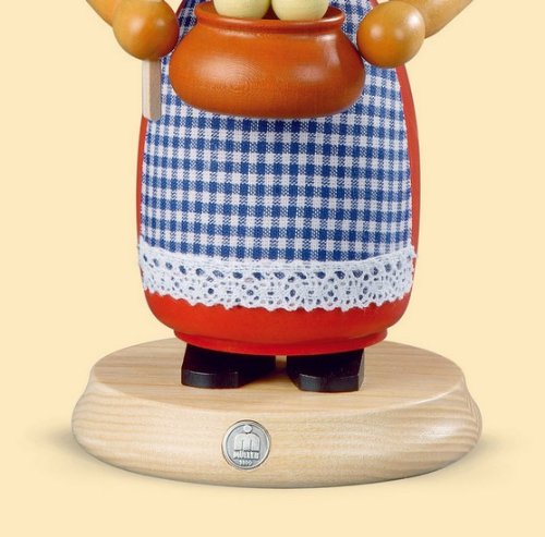 Amazon.co.jp: 煙出し人形 クロースを作る女性 高さ24 cm エルツ山地