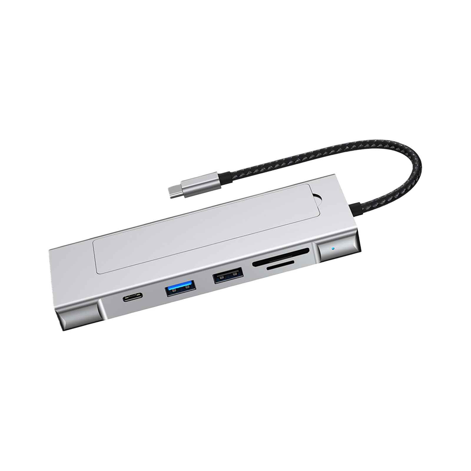 Docking Station multiporta compatta con Dock con velocità USB 3.2 Veloce USB 3.2 Compatibilità HDTV Dock per dissipazione del Calore