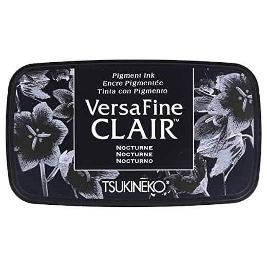 Tsukineko Nocturne Versafine Clair D'encrage, Matière Synthétique, Noir, 5.6 X 9.7 X 2.3 cm