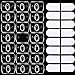 Blulu 100 Pieces Mini Outdoor Cable Clips Light Clips Self Adhesive Hooks Decoration Clips for Christmas and Fairy Light (Clear)