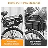 ZTZ Bike Bags for Bicycle Rear Rack, 17L Hard Shell Waterproof Bike Ebike Trunk Panniers Bike Accessories Bicycle Rack Bag with Reflector, Rain Cover & Hand Strap for Commuter Travel Outdoor #5