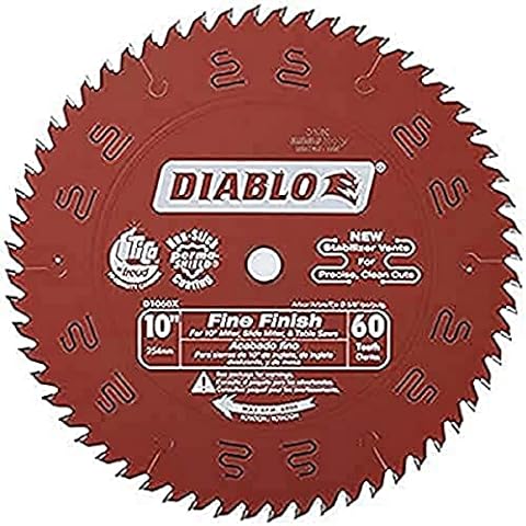 Diablo D1060X 10" Fine Finish Saw Blade Cover