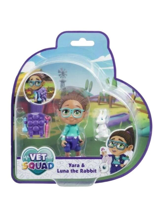 Vet Squad Yara and Luna The Rabbit 3-Pieces Set