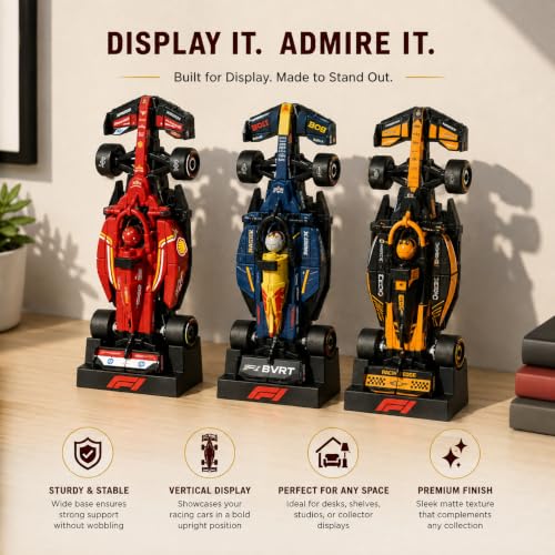 Image of 3-Pack Racing Car Vertical Display Stand for Model Cars