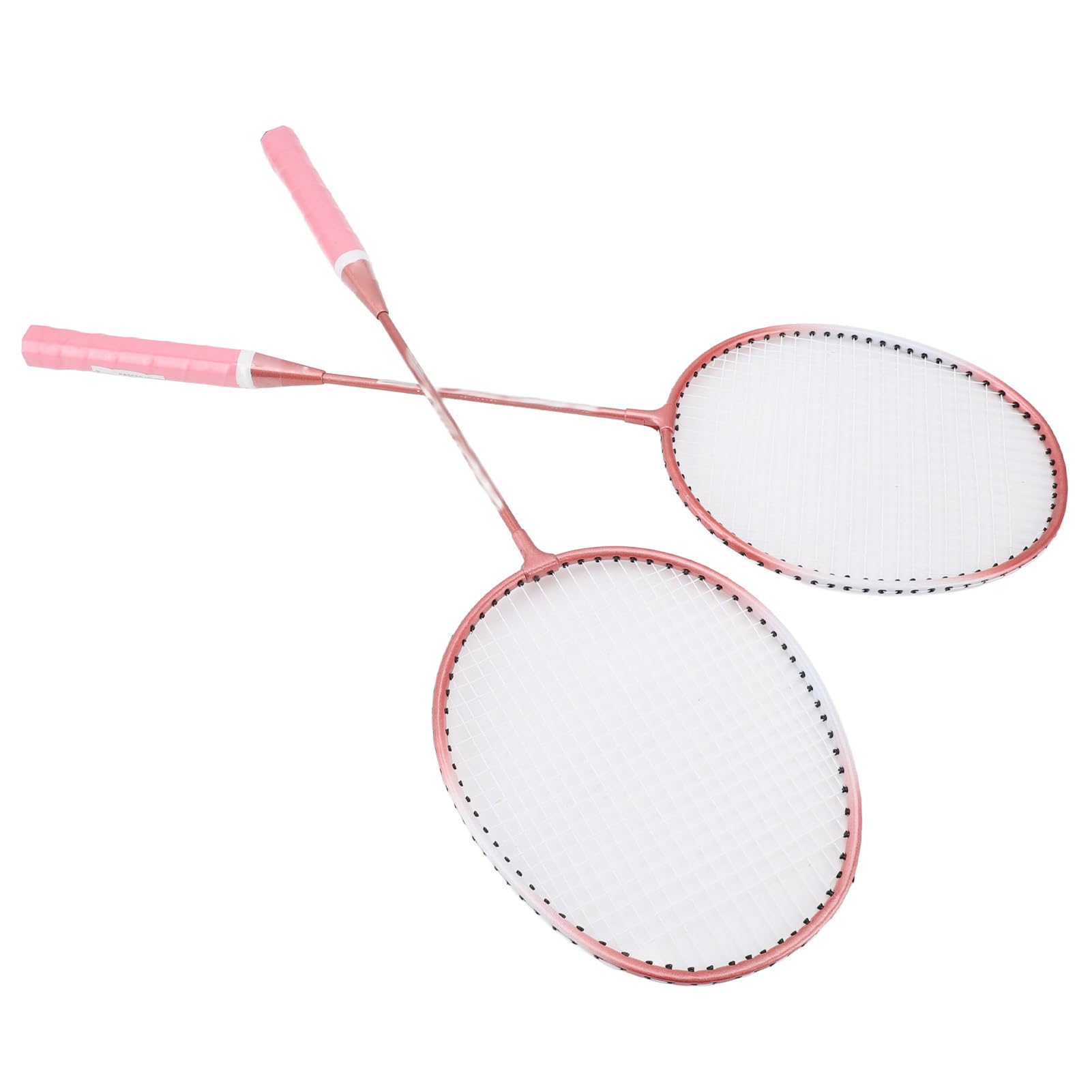 Set di Racchette per Badminton Professionale, Racchetta Sportiva in Lega di Ferro con Impugnatura Elastica, Leggera per i Principianti per Bambini Adulti