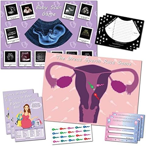 Baby Shower Party Games - 3 GAMES - up to 20 players #PA Cover