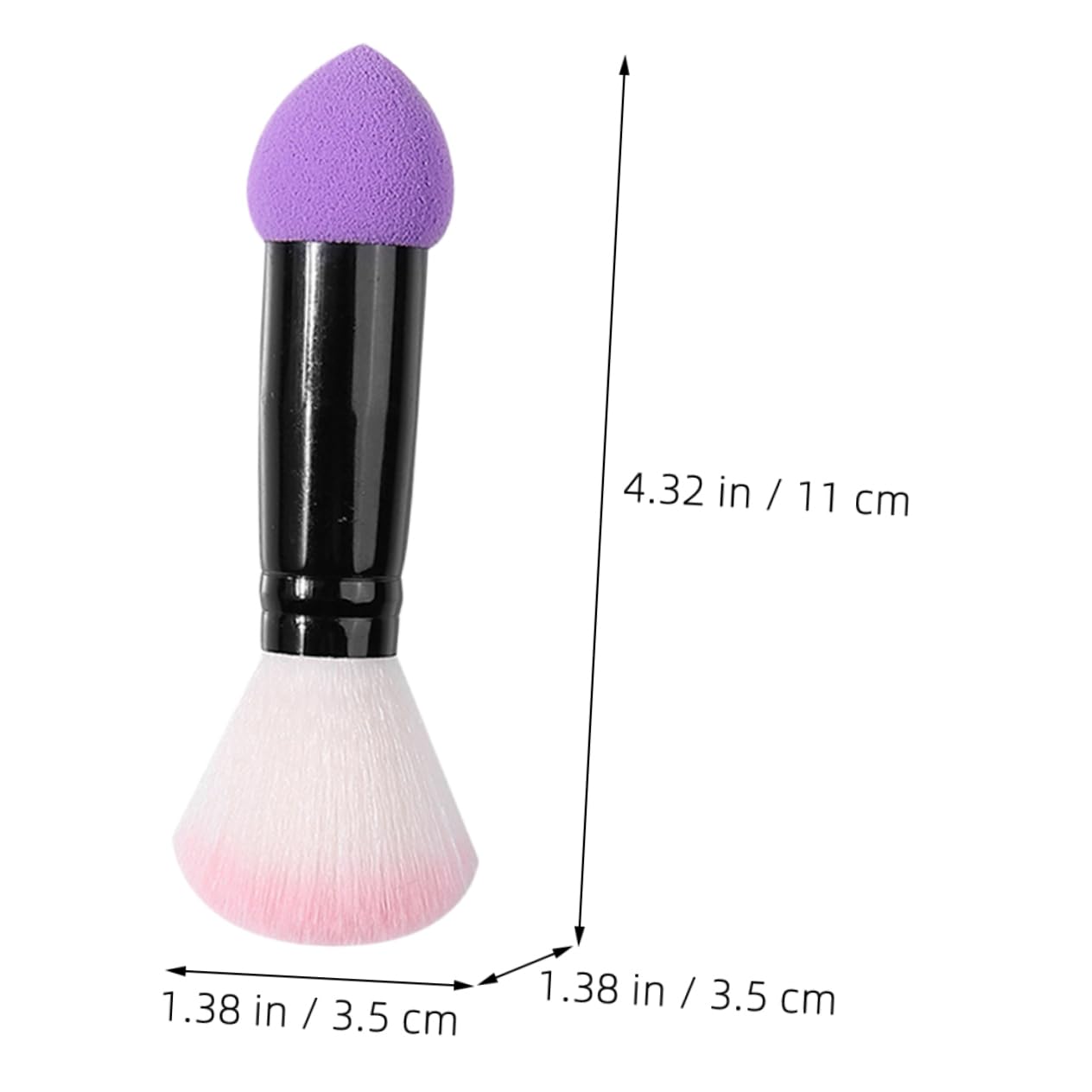 Gogogmee 6pcs Double Sided Blush Brush Set Makeup Brushes for Face Contouring for Women