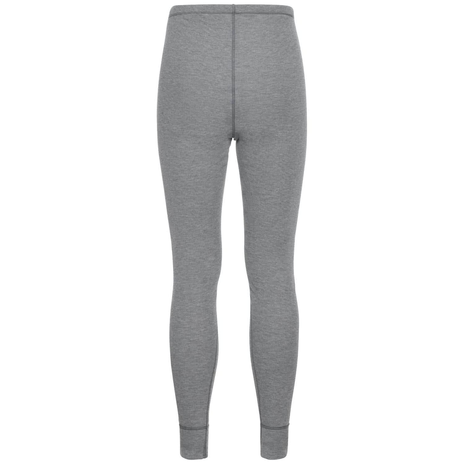 Odlo Thermohose für Herren Active Warm | Odlo Steel Grey meliert | Größe XL | Thermounterwäsche | Warme Skiunterwäsche
