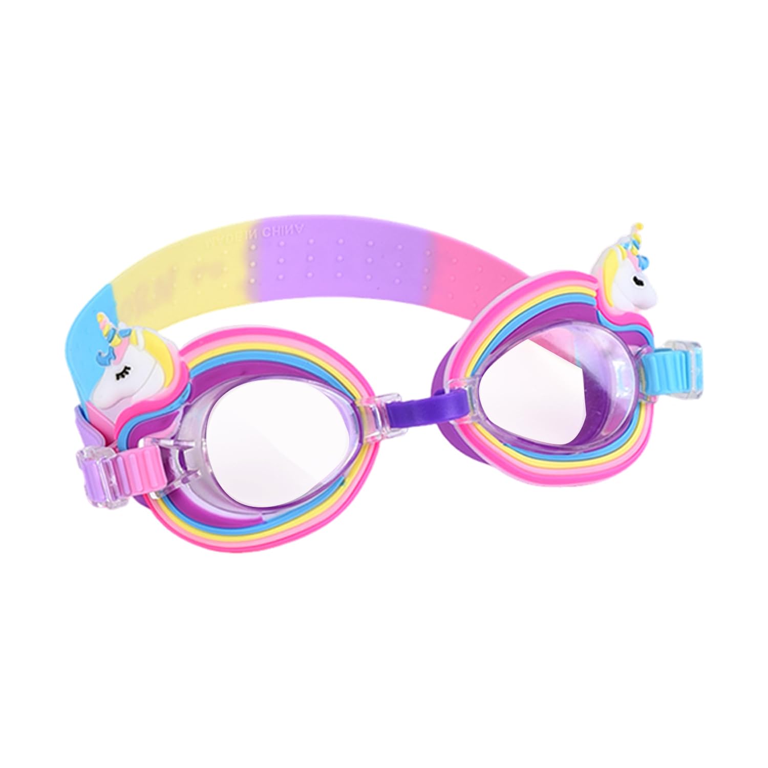 PLLDVEFD 1 Piece Of Children'S Swimming Goggles, Cute Cartoon Swimming Goggles, Swimming Equipment, Adjustable Swimming Goggles.