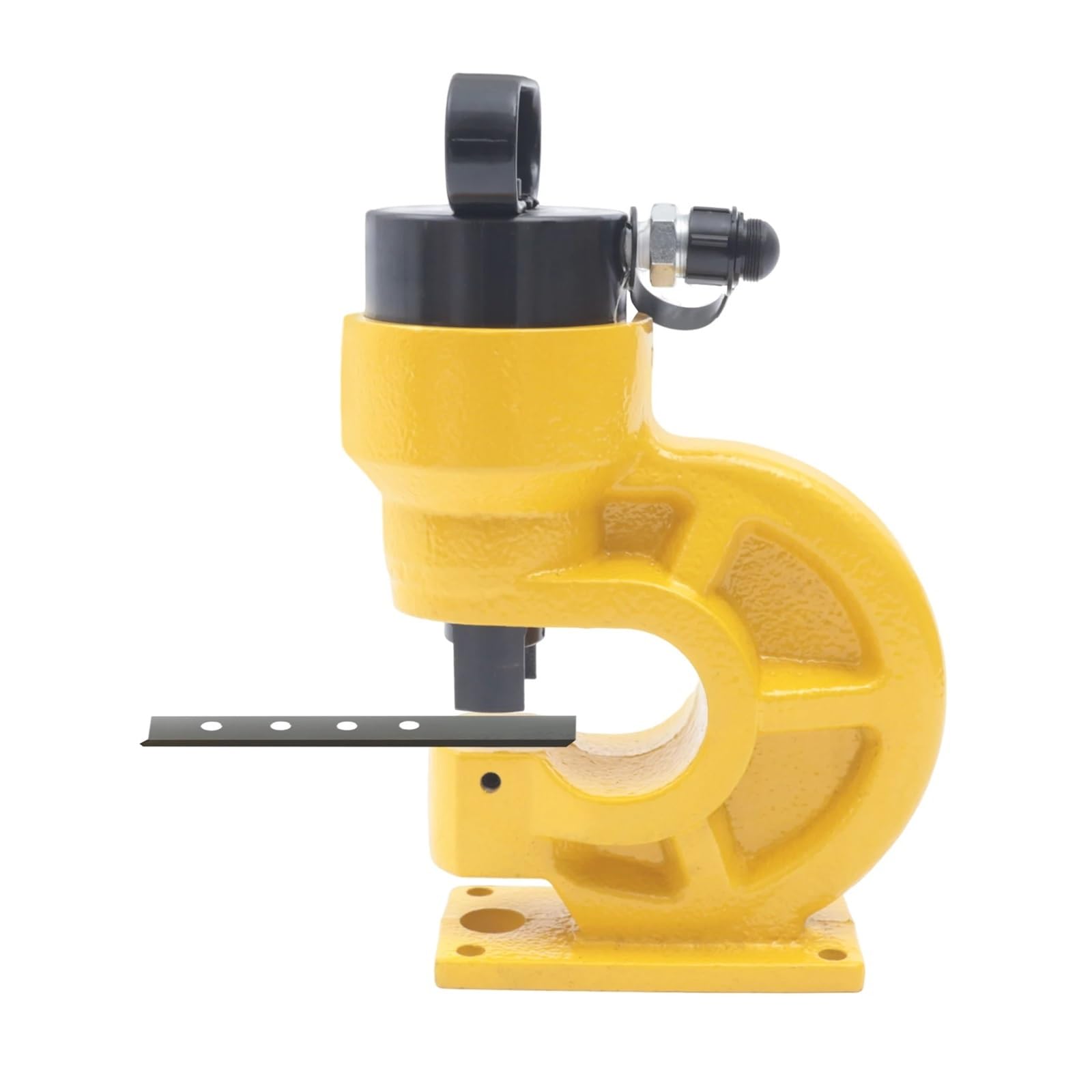 Hydraulic Crimping Tool, CH-60 31 Ton Hydraulic Bus Bar Punching Machine Ejection Punch Set for Narrow Space(CH-70L)