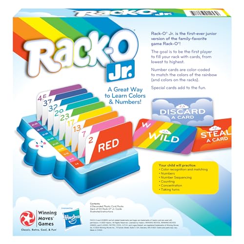 Winning Moves Games Rack-O Jr USA, Children's Edition of The Game of Rack-O for 2 to 4 Players, Ages 4+ - Image 3