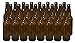 Home Brew Ohio 12oz Crown Cap Amber Longneck Bottles, case of 24