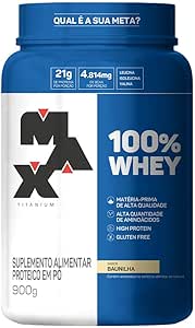 Max Titanium 100% Whey 900g Baunilha