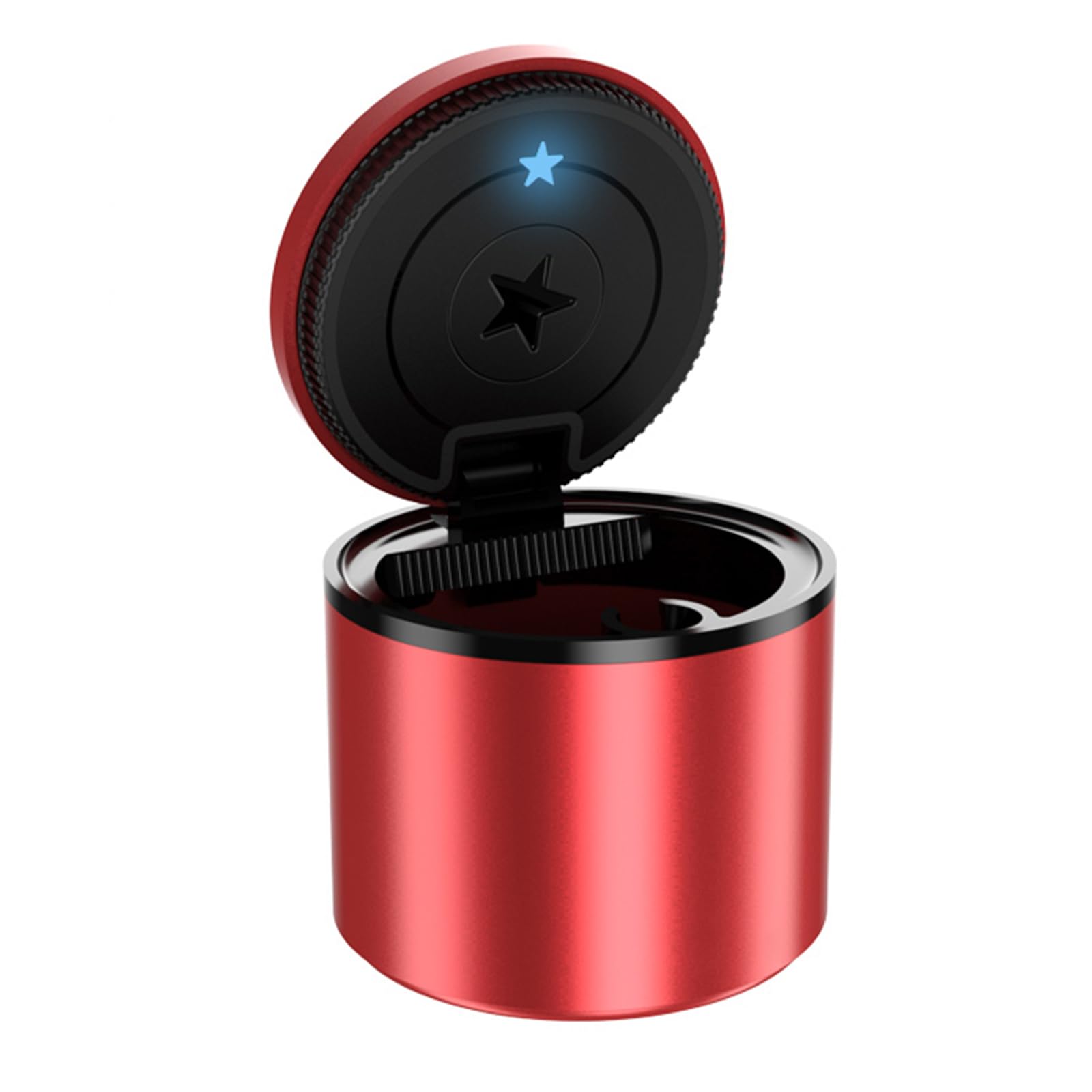 Snxlw Red Car Ashtray For Bmw Z1 E30 Z3 Z3m E36 I3 I3s I3-S Ix Car Cigarette Ashtray Smokeless Retardant Ashtray Mini Car Trash Can With Led Light,