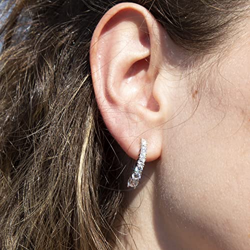 Boucles d'oreilles zircones blanches de 2,5 à 4 mm anti-ternissement