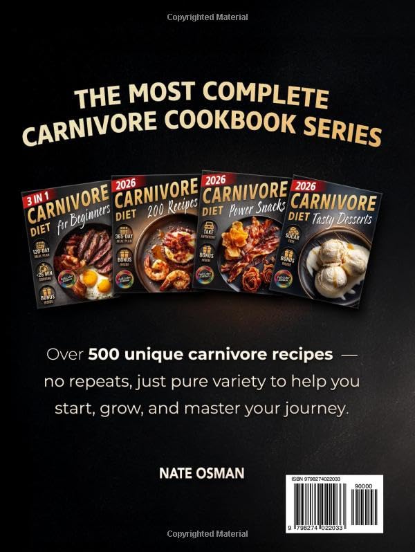 Carnivore Diet Recipes Cookbook: High-Protein, Low-Carb Meals Featuring the Best Meat Dishes to Boost Energy, Stabilize Blood Sugar, Improve Health & ... (The Most Complete Carnivore Cookbook Series) - Image 2