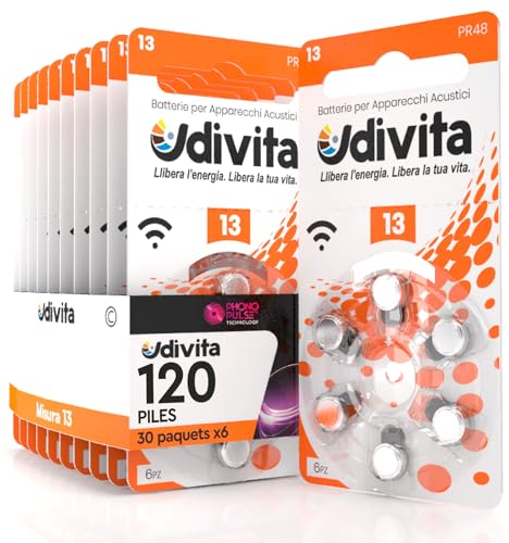 Piles auditives 13 Udivita Phono Pulse pour vos repas de famille animés