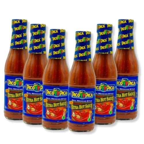 Pico Pica Extra Hot Sauce 7 Oz Bottles 6 Pack image 2