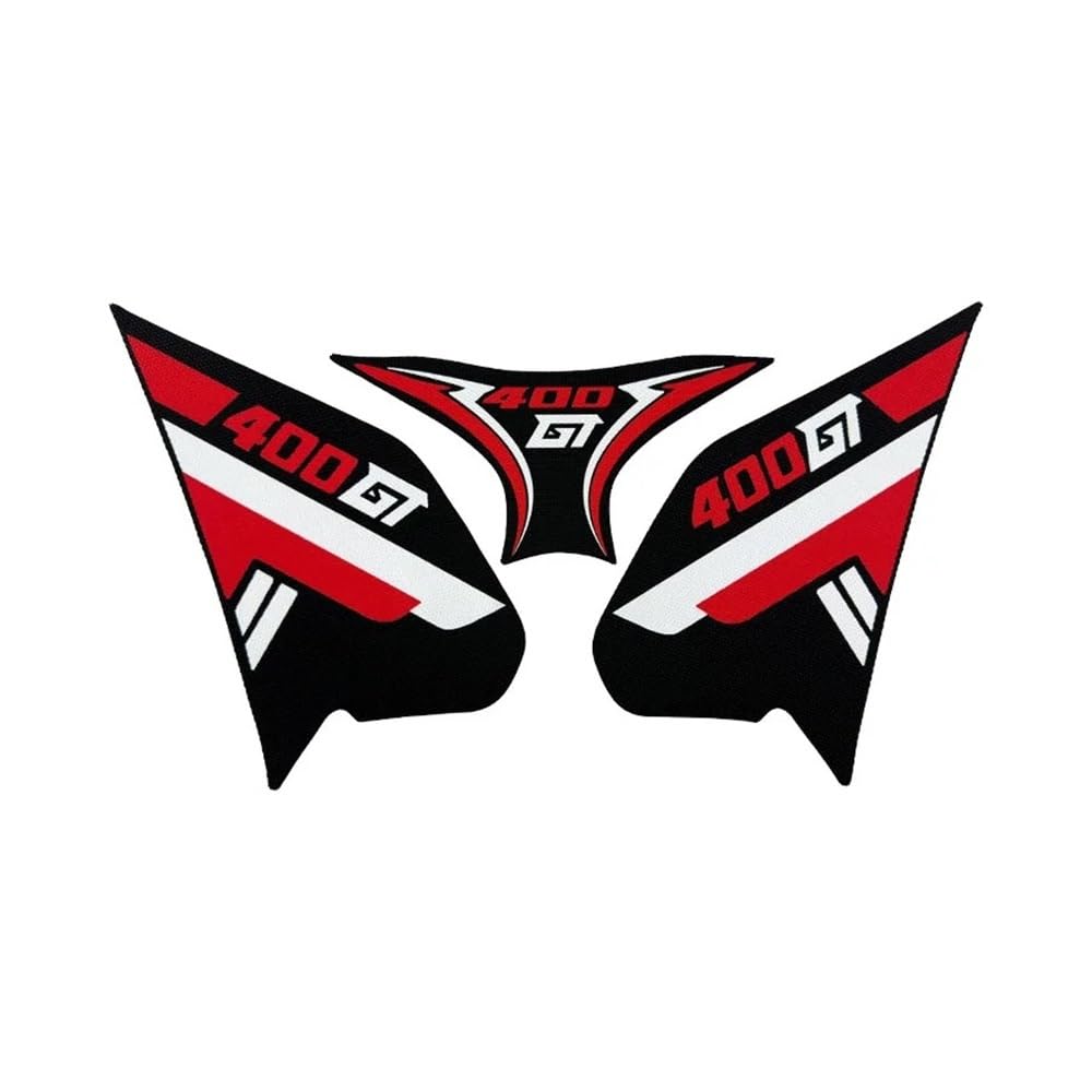 Motorcycle Fuel Tank Protector for CF&Moto 400GT 650GT Motorcycle Tank Decal Knee Sticke(400GT E)