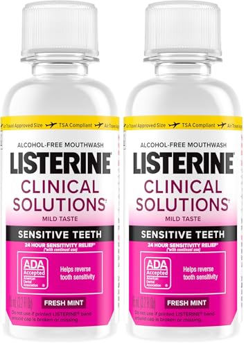 Listerine Clinical Solutions Sensitive Teeth Mouthwash 95mL