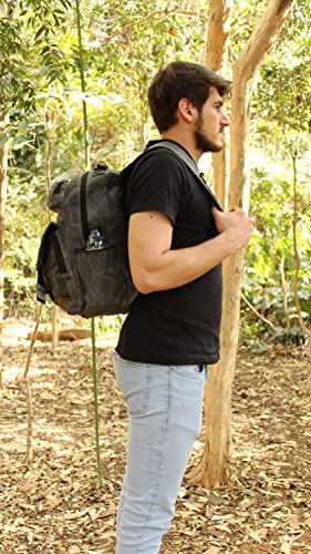 Mochila Lona Jeans KVN JA0011 Keuven Original (Preto)