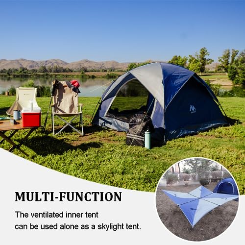 Carpa para camping 2-3 personas impermeable tipo domo miniatura 5