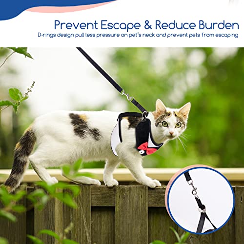 Nobleza Harnais et Laisse pour Chat, Chat Réglable Résistant à l'Évasion, Robes de soirée pour Chiot Chaton des Petits Animaux de Compagnie - Image 6