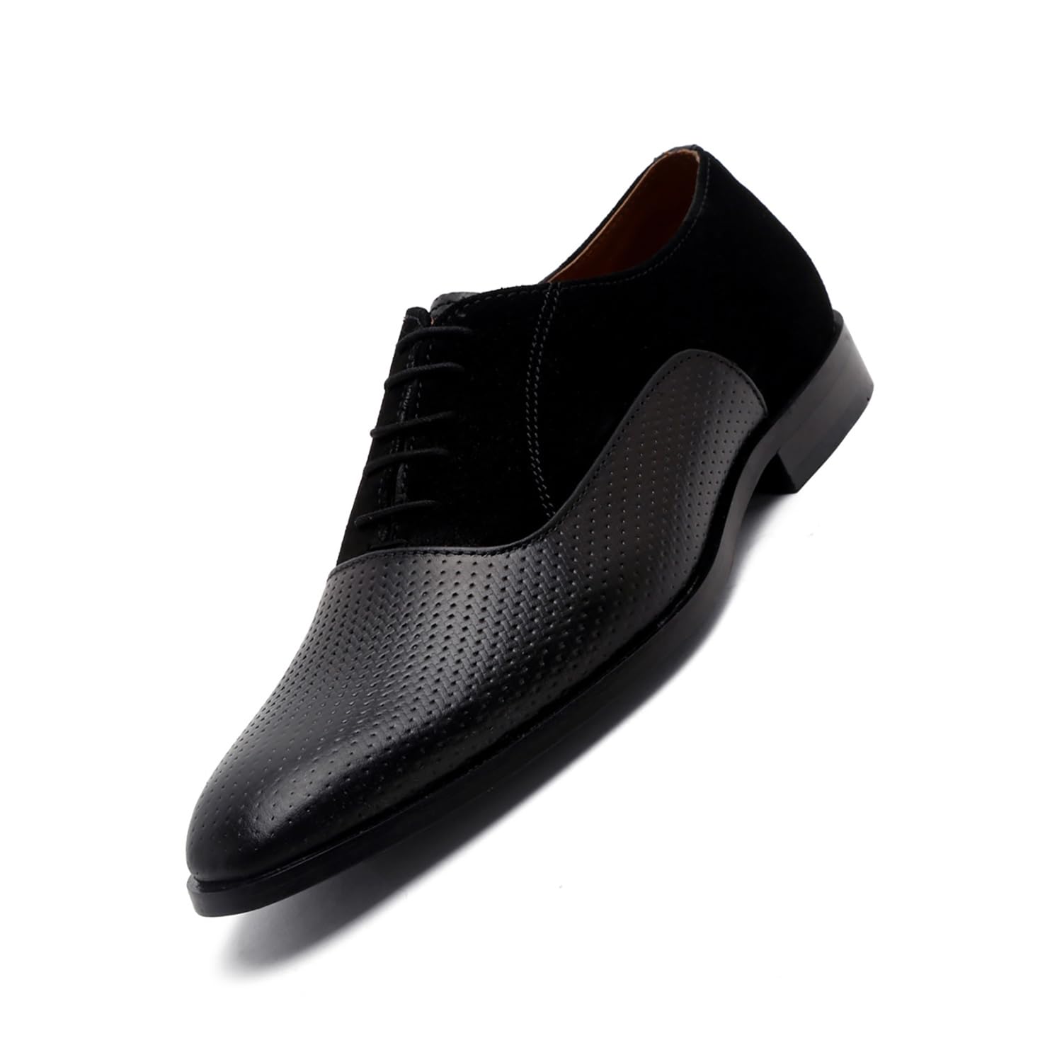 LOUIS STITCH Mens Handmade Midnight Black Derby Formal Shoes Italian Leather Lace Up Shoes for Men (EUDTSUJBJB) (Size- 6 UK) (B0C6T2LPHR) Amazon Price History, Amazon Price Tracker