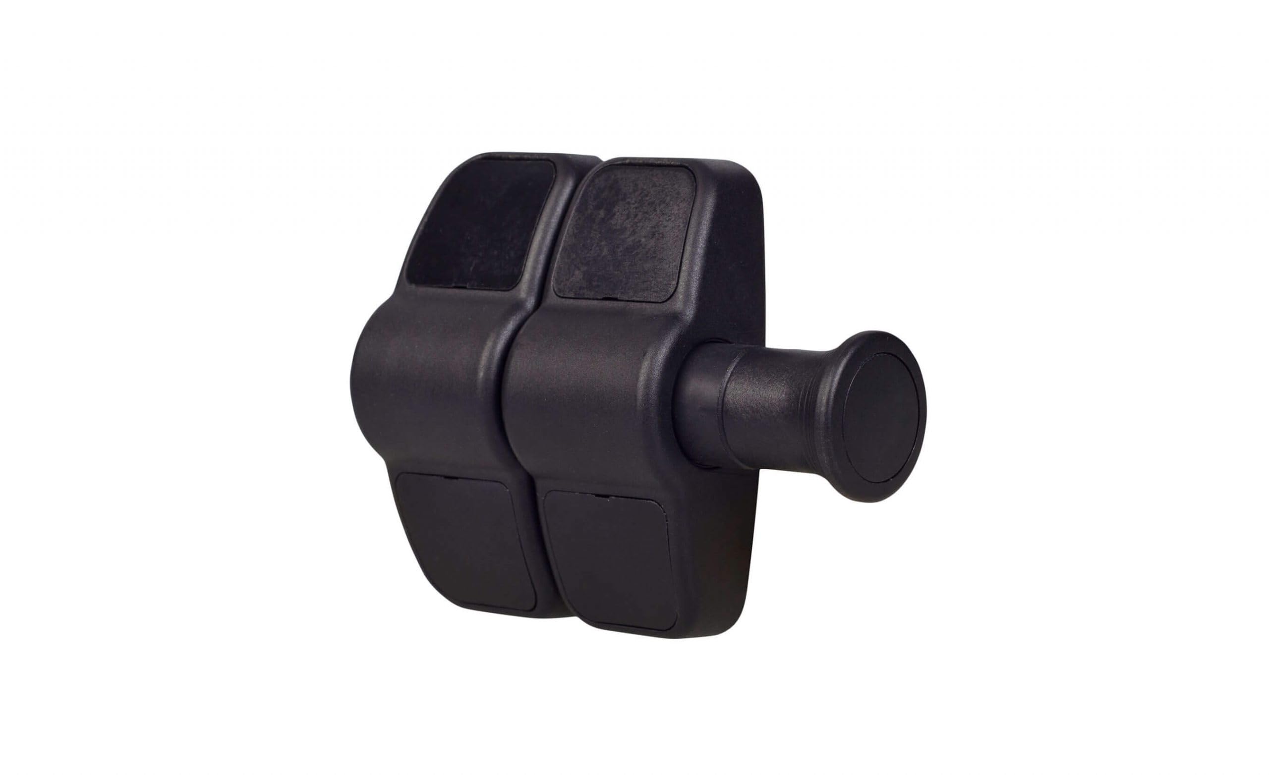 Tekplas Blk Magnetic Pull Latch, Child-Safe, Strong Magnet, Auto-Latching