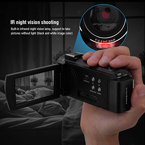 Jopwkuin Unterstützung für Loop Recording HD Digitalkamera 16X Intelligent Zoom Camera, für SLR-Kamera, Digitalkamera… – Bild 6