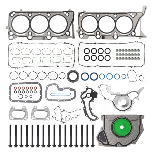 Image of HGS1184 3.6 Cylinder Head Gasket Set Kit with Bolts, For 2016-2024 Jeep Grand Cherokee Wrangler, Dodge Durango, Chrysler Pacifica, Ram 1500 ProMaster 1500 /2500 /3500 3.6L HS55401